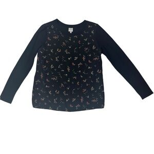 Kaileigh Floral Long Sleeve Top | Size‎ M